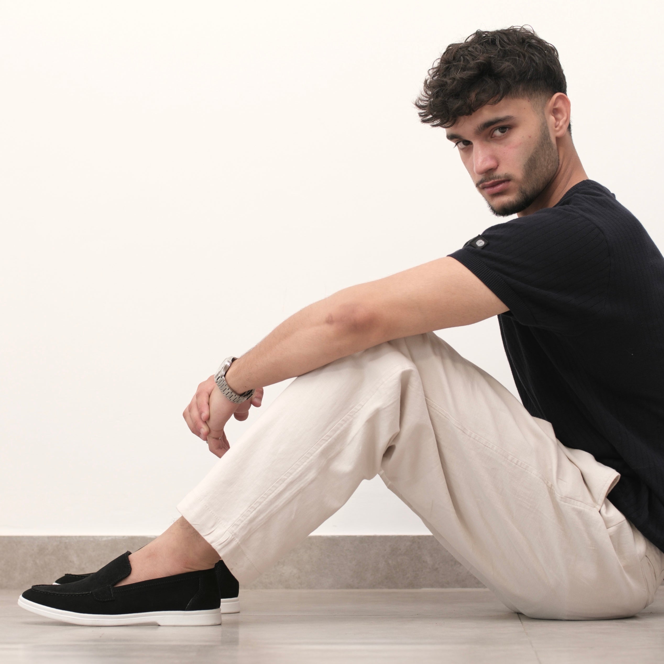 BLACK URBAN LOAFERS