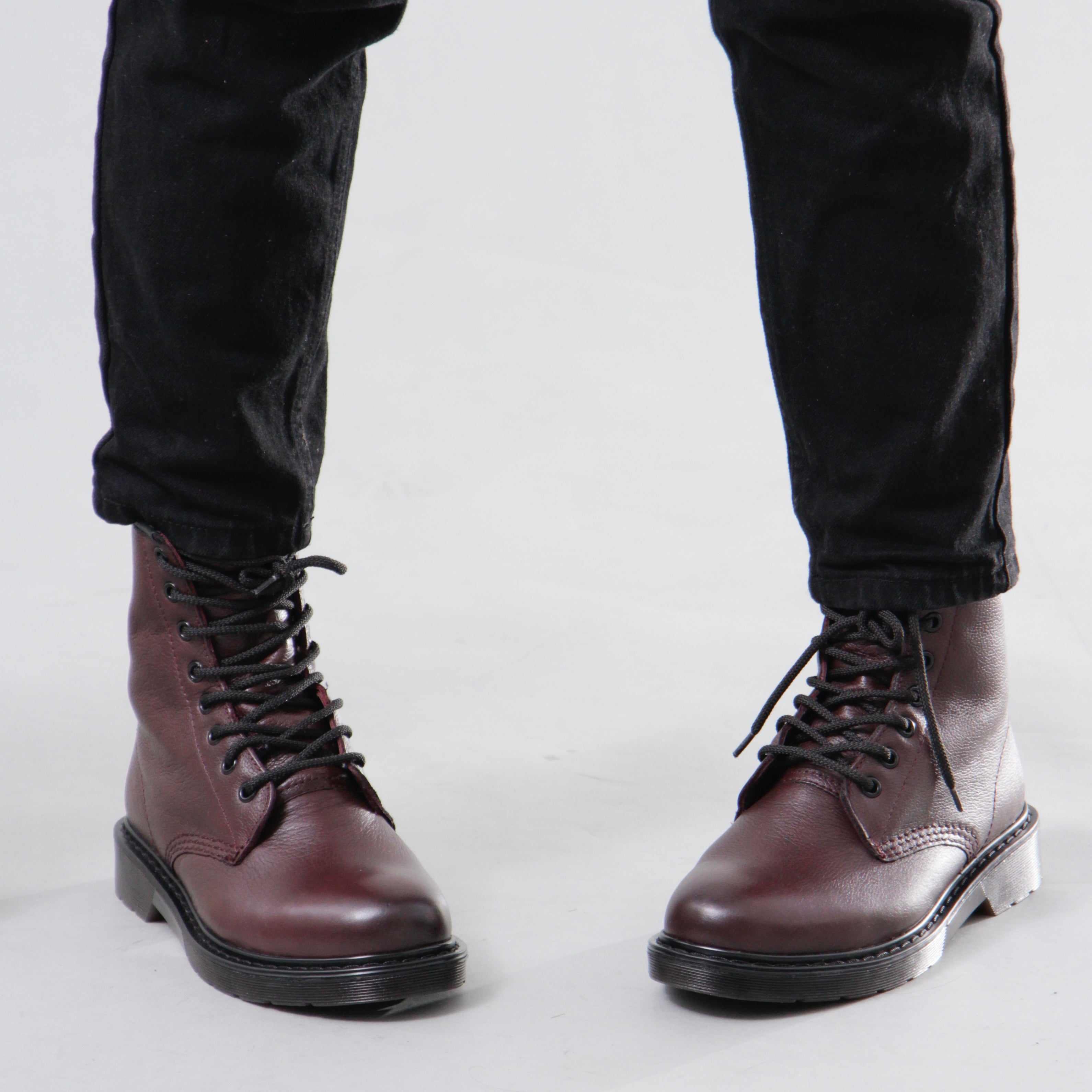 Deep maroon classy lace ups