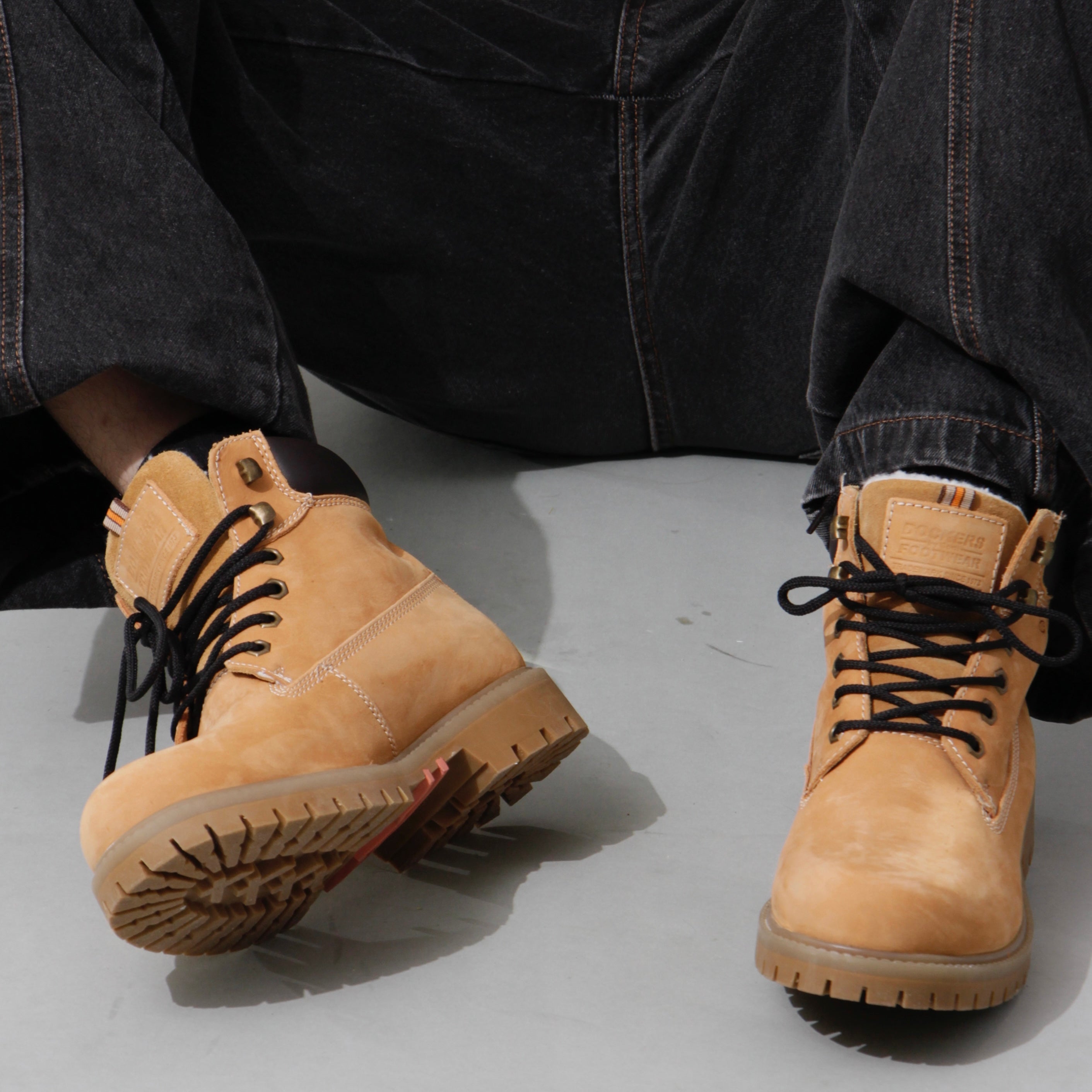 light mustard trending mens digger boots