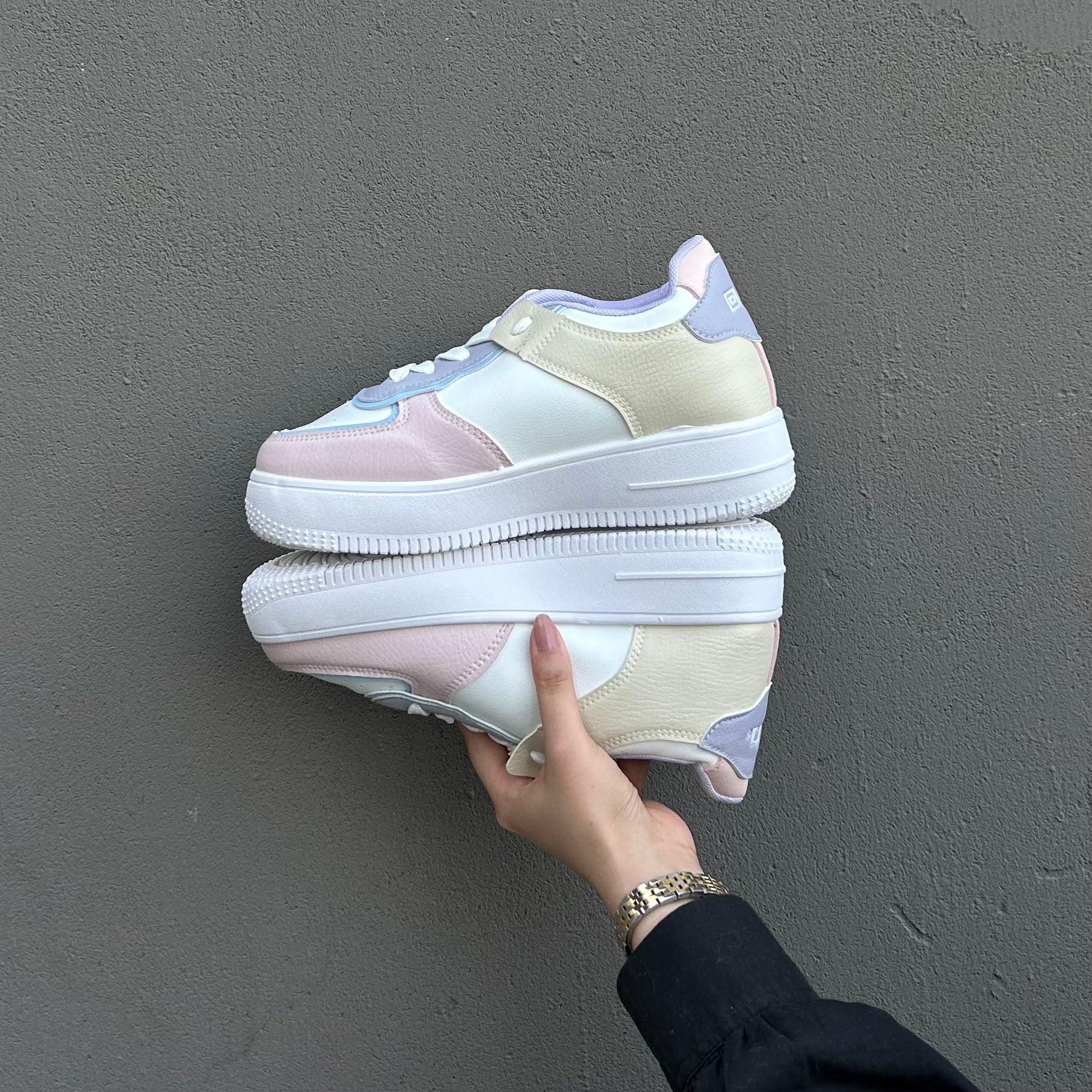 Pastel chunky sneakers