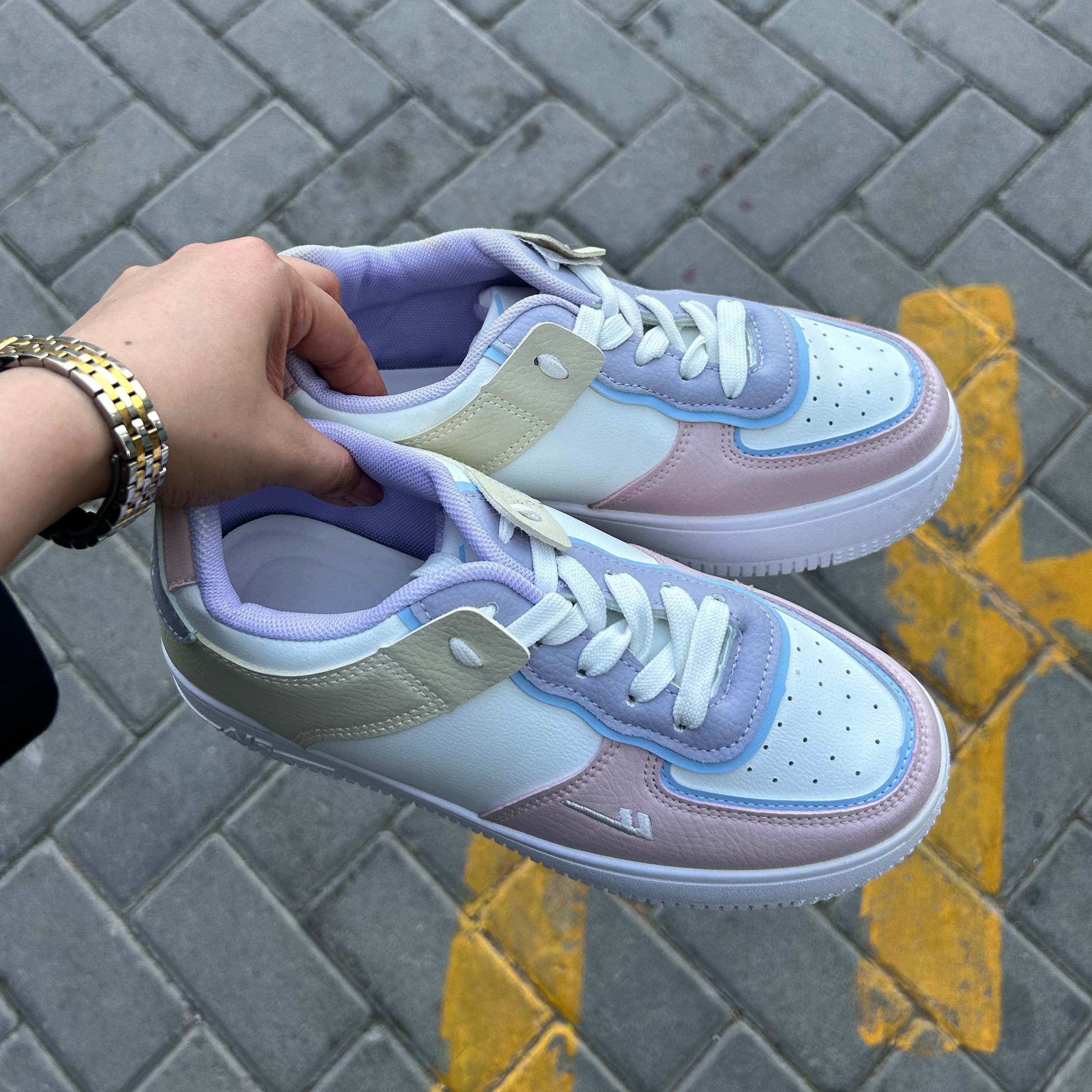 Pastel chunky sneakers