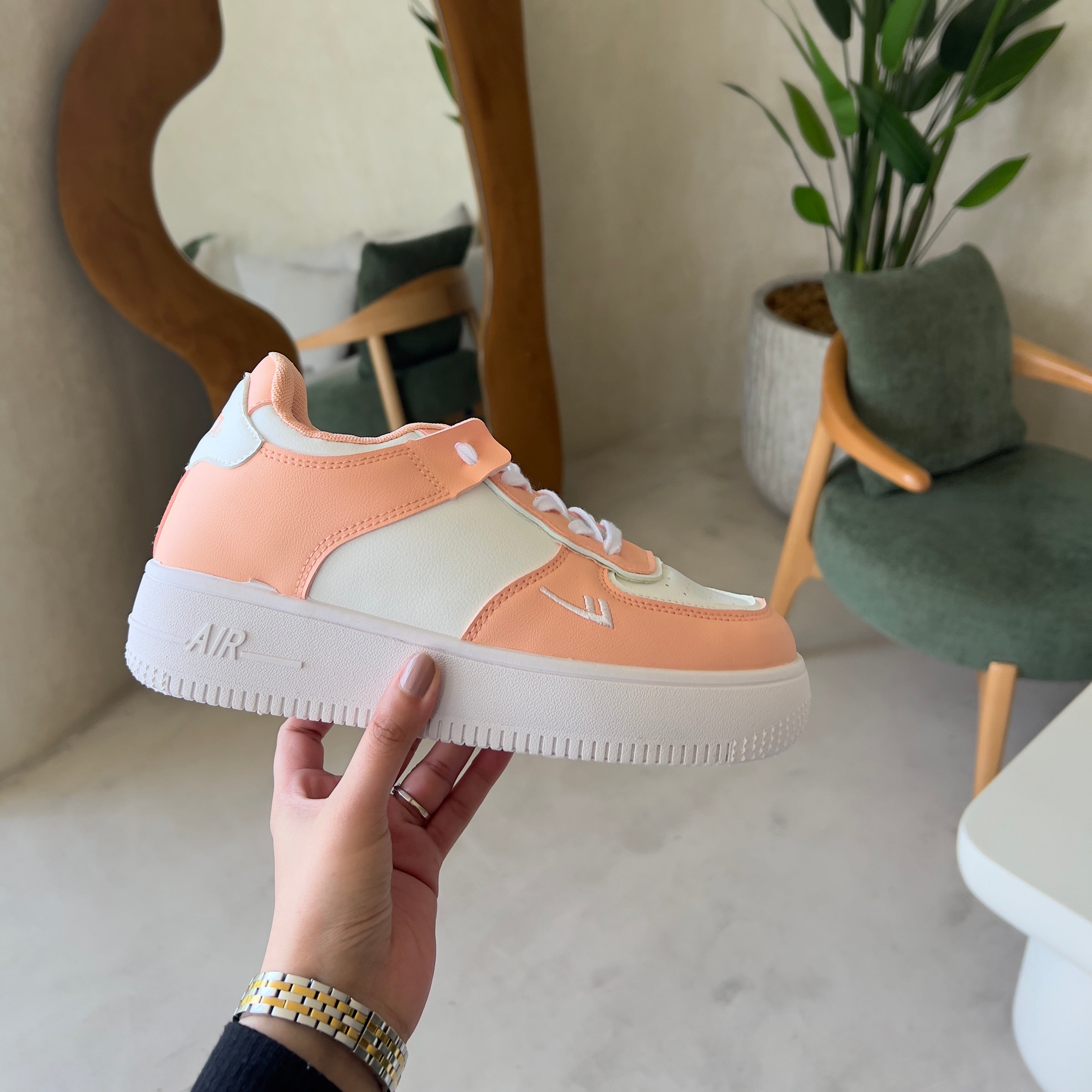 Peachy baby chunky sneakers