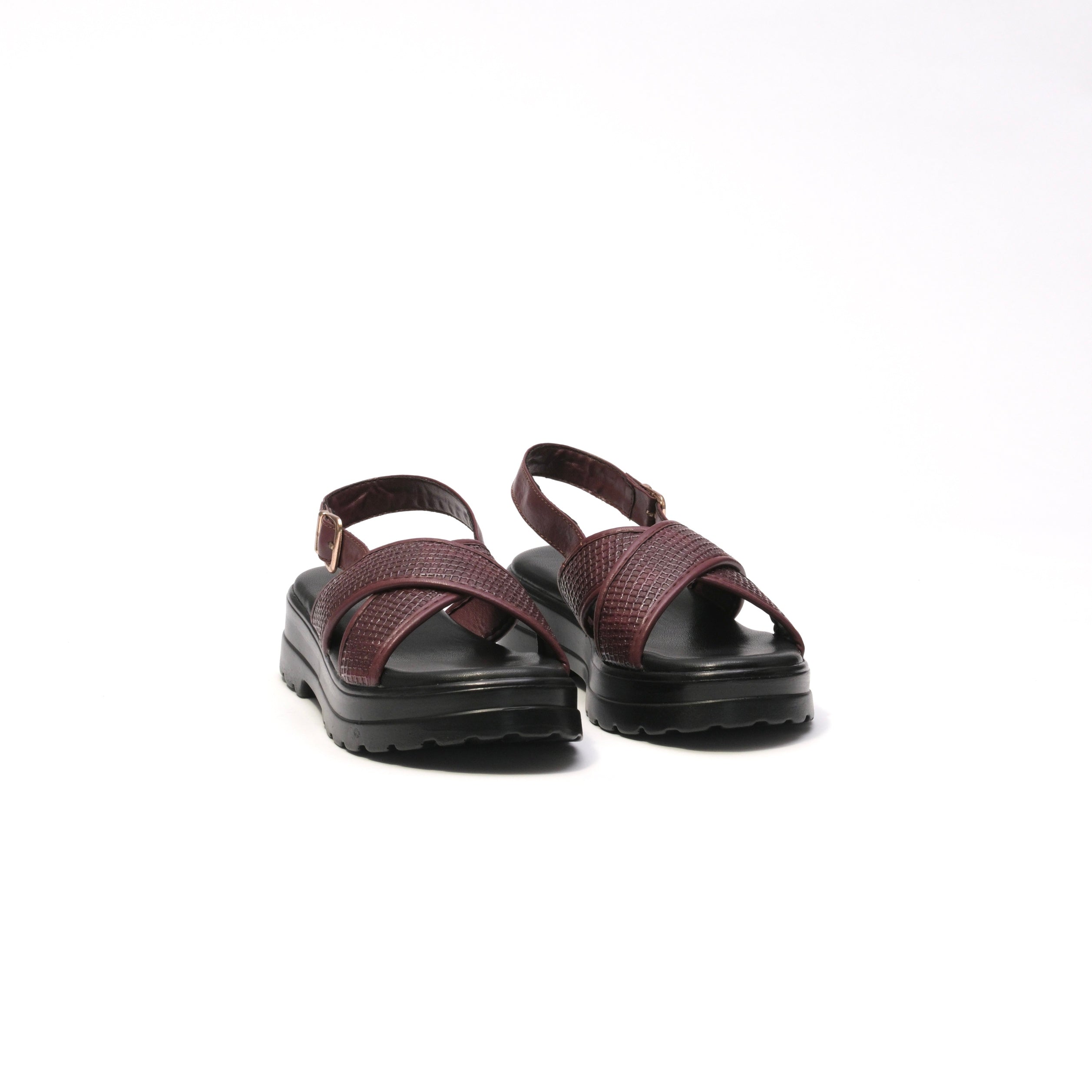MAROON TAVI SANDALS