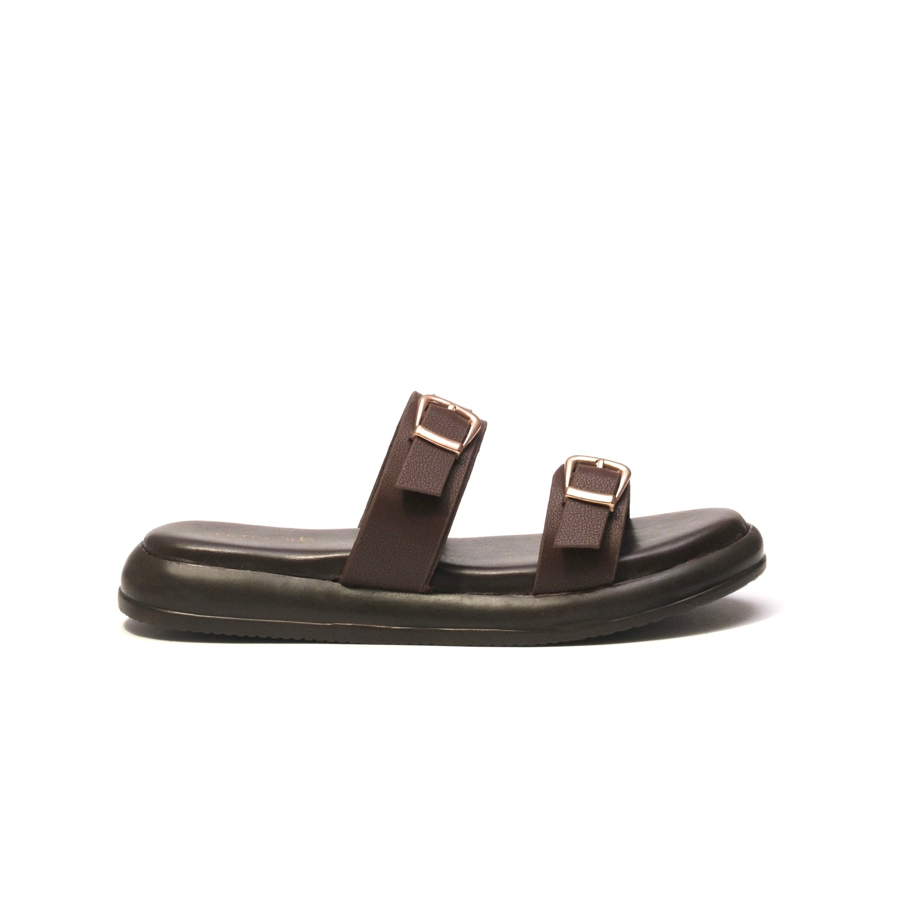 BROWN LUNI FLAT