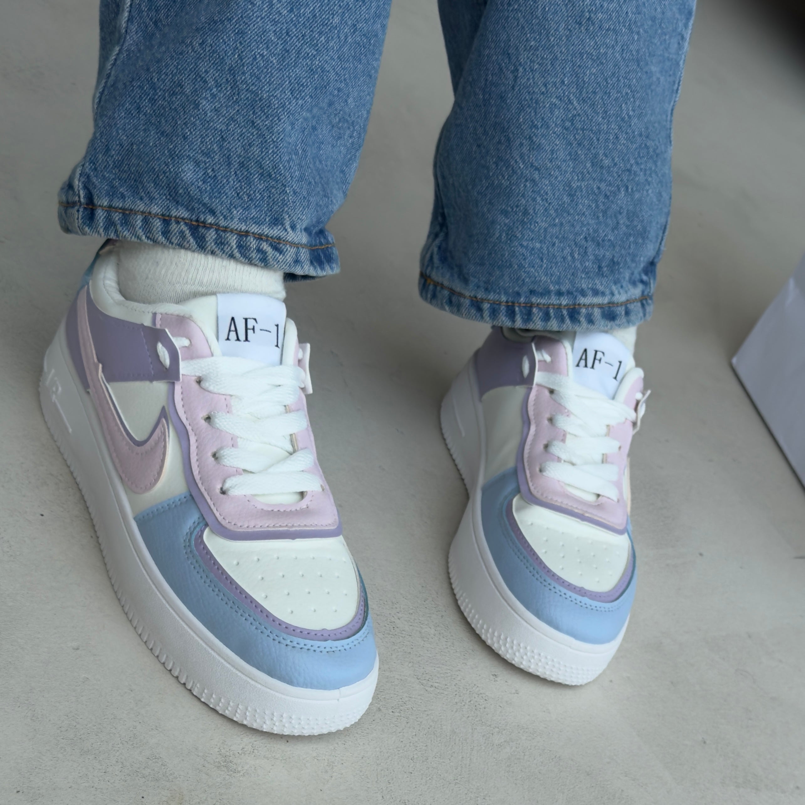 Bubble-gum chunky sneakers