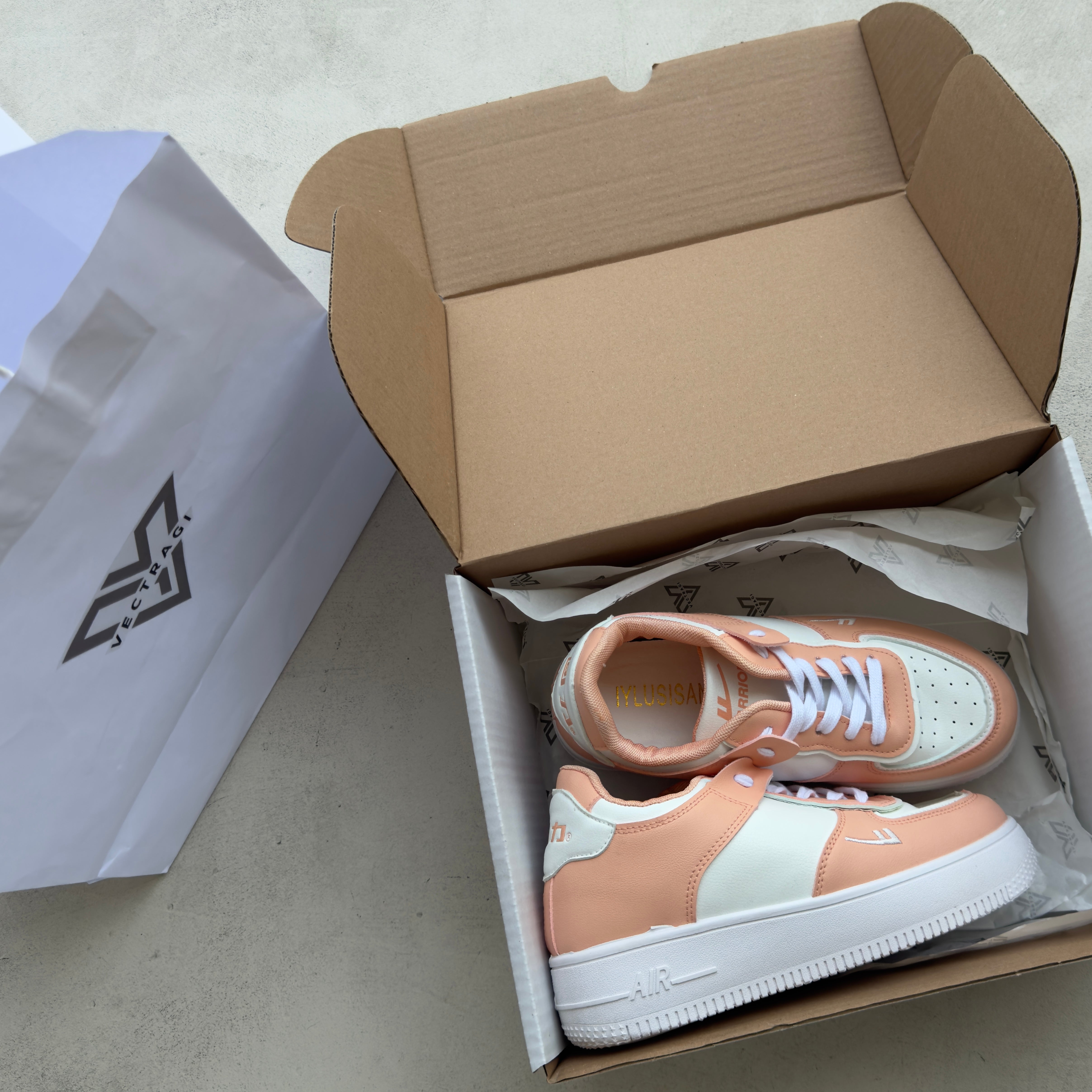 Peachy baby chunky sneakers